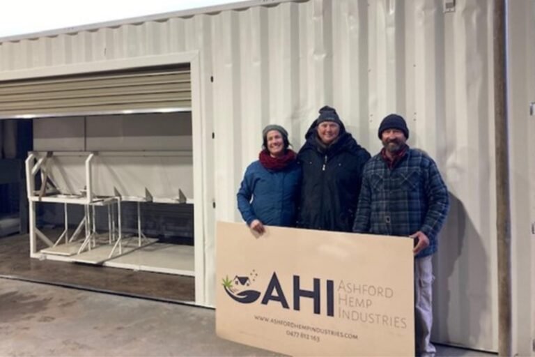 Ashford Hemp Industries processing for the building industry