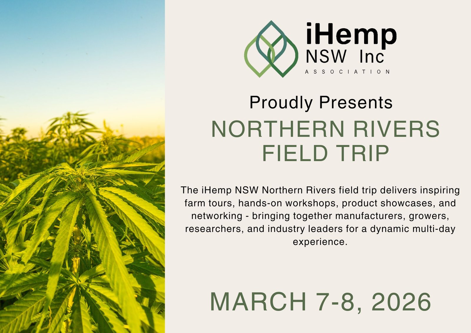 Northern Rivers Hemp Field Trip 7/8 March - iHemp NSW