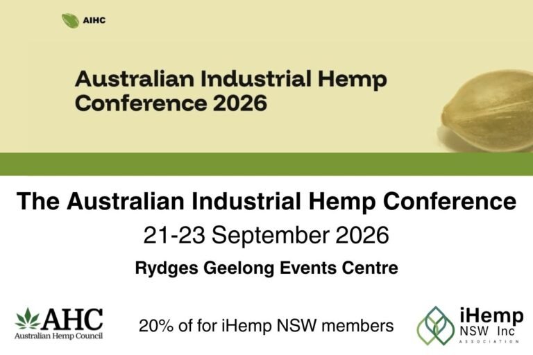 Australian Industrial Hemp Conference Geelong September 2026