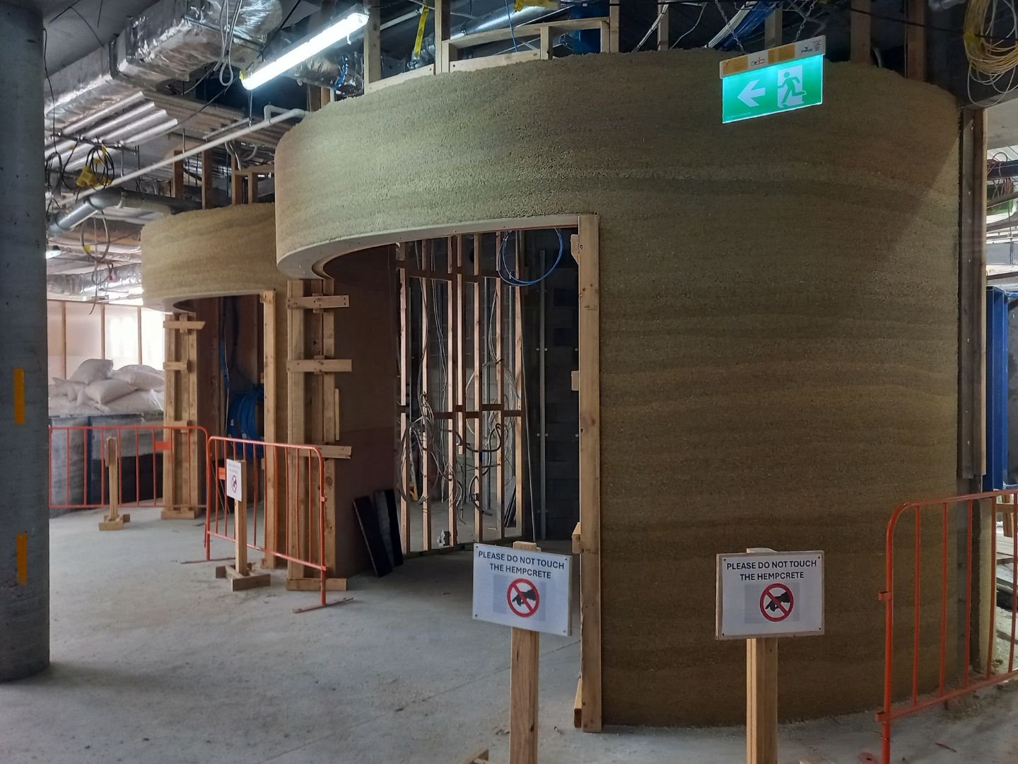 The largest hempcrete installation in the Southern Hemisphere
