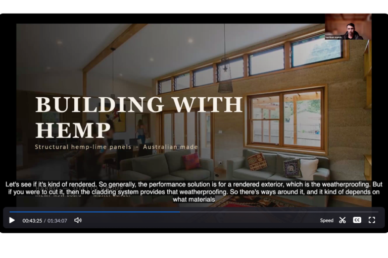 Building the Future with Hemp – Webinar recap and link