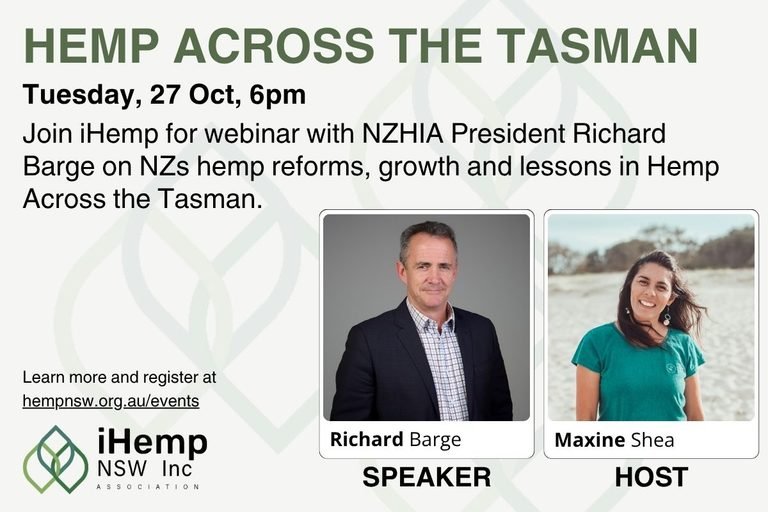 Hemp Across the Tasman Webinar