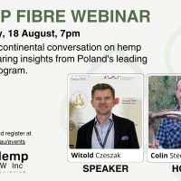 Colin Steddy Hosts Hemp Fibre Chat with Witold Czeszak: Free Webinar